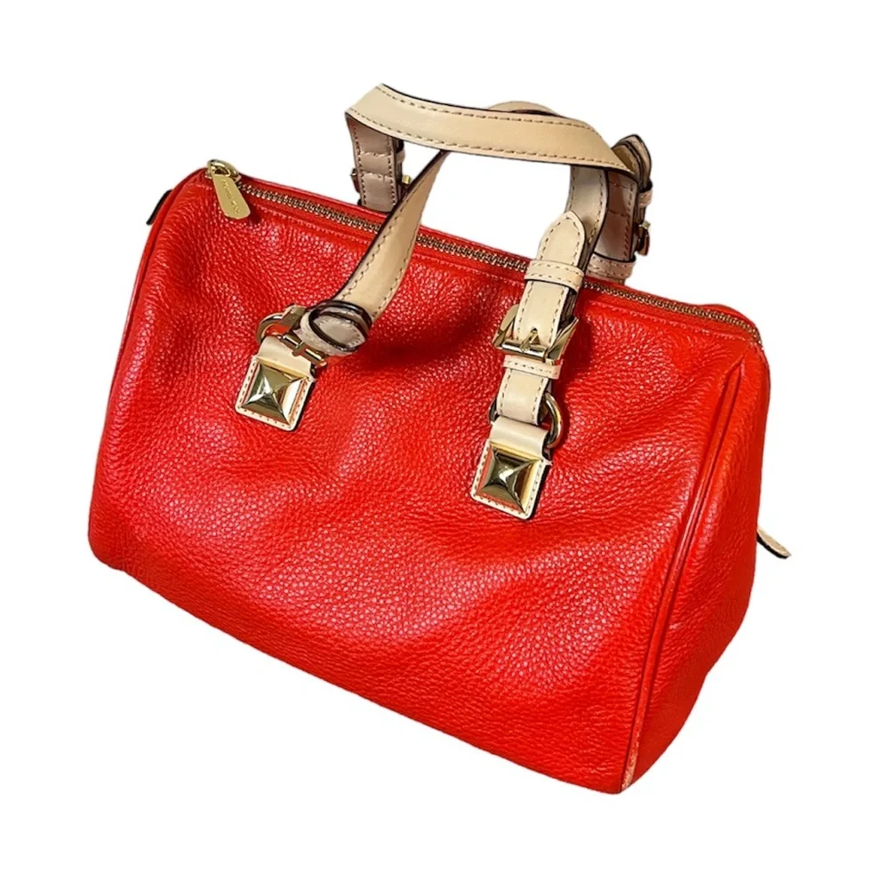 Michael Kors Grayson Leather Satchel Bag